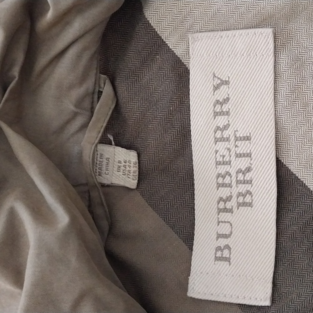 BURBERRY MILITARY GREEN HOODED JACKET ANORAK - Picture 7 of 12